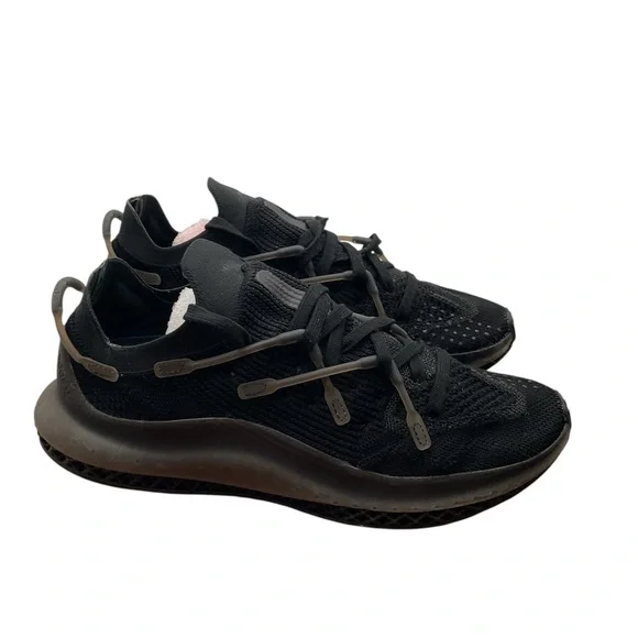 Adidas‎ 4D Fusio Running Sneakers from Finish Line Black Knit Sneakers size 9.5
